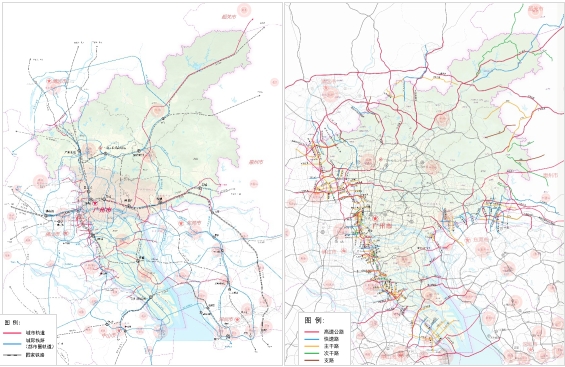 国土空间背景下的广州与周边城市交通互联互通规划