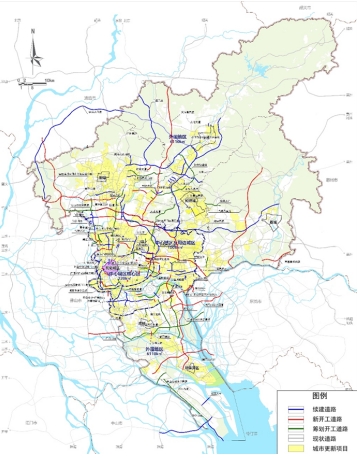 广州市城市更新与区域交通协调规划